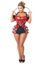 Load image into Gallery viewer, Red Queen Corset Costume - Corset Envy
