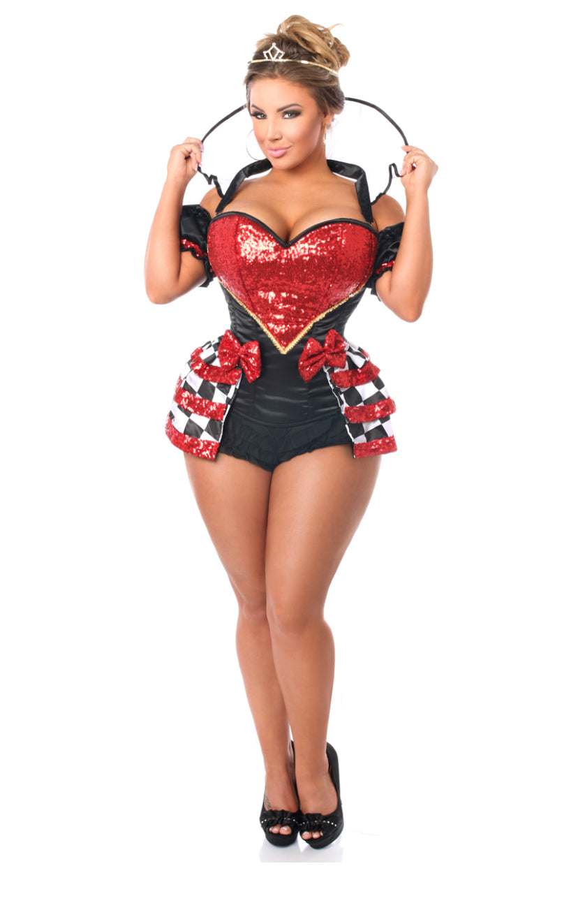 Red Queen Corset Costume - Corset Envy