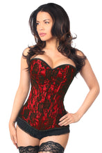 Load image into Gallery viewer, Lavish Front Zip Lace Corset - Corset Envy